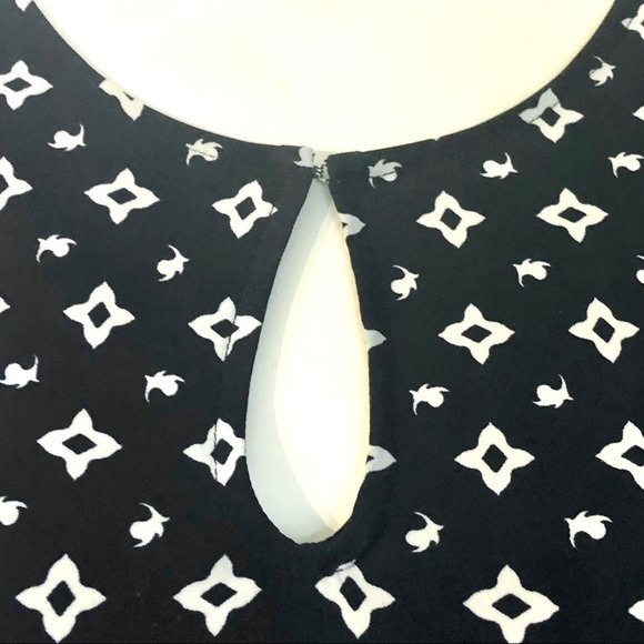 Lauren Ralph Lauren Navy Print Tunic XL GUC - Picture 5 of 8